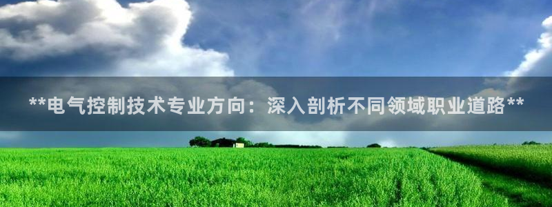 凯发旗舰：**电气控制技术专业方向：深入剖析不同领